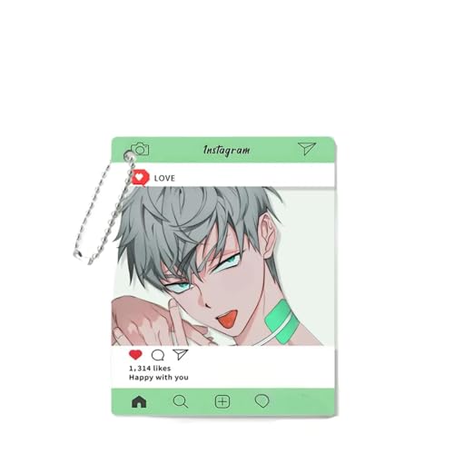 Alien Stage Ivan Till Hyuna Luka Mizi Sua Clear Acrylic Keychain For Backpack Charm colorful 02