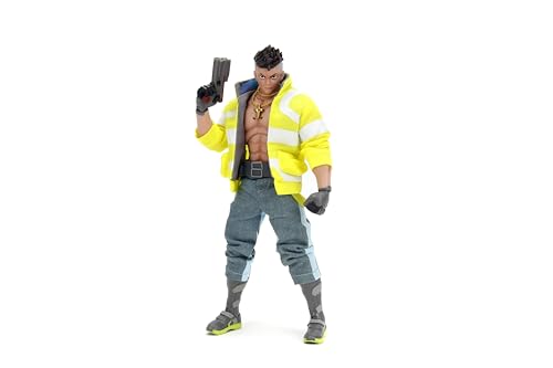 Jada Cyberpunk Edgerunners David Martinez - 1:12 Scale Action Figure - 6” Highly Articulated Collectible with Accessories - Ages 15+ - Soft Goods Jacket, Detailed Sculpt