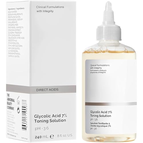 Glycolic Acid Toner Gently Exfoliates, Smooths Skin Texture, Improvement Visible Clarity & Also Addressing Uneven