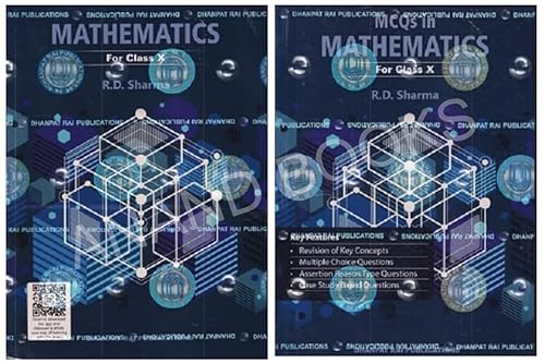 Mathematics for Class X by R.D. Sharma, MCQs and Key Concepts Practice Book, Dhanpat Rai Publications | 2025-26 Edition