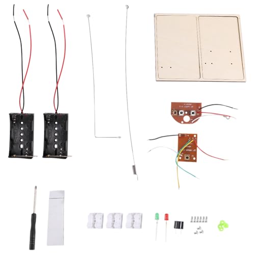 Asyduey Mint-Kits, Morsecode Lernen, Telegrafenmaschine Bauen, Experiment mit Elektrischen Schaltungen, ElektrizitäTs-Kit (Keine Batterie)