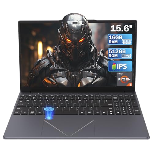 15.6" Laptop PC 16GB DDR4 512GB SSD, HD Laptop AMD Ryzen 5 3500U Processor AMD Integrated Graphics Computer with Touch ID 2.4/5G WiFi Bluetooth 2xUSB 3.0 for Office/Gaming laptop(Ryzen 5 3500U)