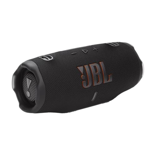 JBL Charge 6, Wireless Portable Bluetooth Speaker, 28 Hours of Playtime, IP68 Waterproof, Dustproof and Drop-Proof, Pro Sound with AI Sound Boost, Auracast Multi-Speaker Connection, Black