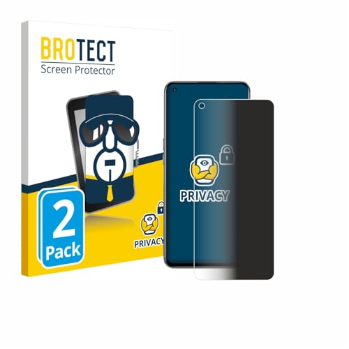 brotect (2 Pack Privacy Screen Protector compatible with realme GT Neo Flash [Anti-Spy, Protection-Film, Blue Light Filter]