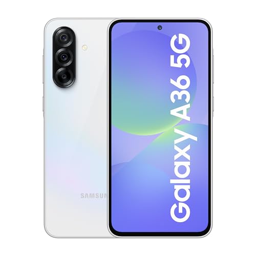 Samsung Galaxy A36 5G (Awesome White, 8GB, 128GB) | Awesome Intelligence: Circle to Search, Intelligent Editing | Awesome 4nm Snapdragon Processor | Flagship Grade Selfie Camera