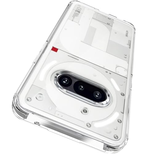 TheGiftKart Ultra-Hybrid Crystal Clear Back Case Cover for Nothing Phone 3a 5G | Shockproof Design | Camera Protection Bump | Hard Clear Back | Bumper Case for Nothing Phone 3a (PC & TPU, Transparent)