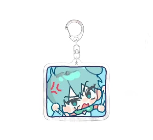 Alien Stage Ivan Till Luka Hyuna Mizi Sua Pixel Bunny Style Anime Acrylic Keychain colorful 01