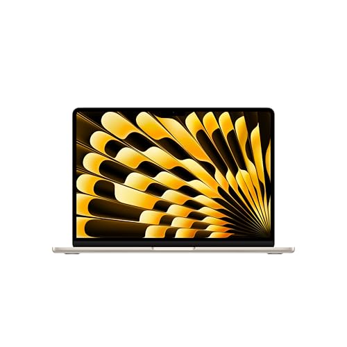 Apple 2025 MacBook Air 13-inch Laptop with M4 chip: Built for Apple Intelligence, 16GB Unified Memory, 256GB SSD Storage, Touch ID; Starlight - English Keyboard