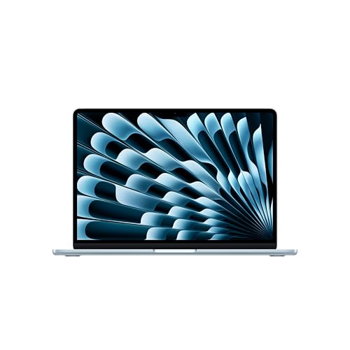 Apple 2025 MacBook Air (13-inch, Apple M4 chip with 10-core CPU and 8-core GPU, 16GB Unified Memory, 256GB) - Sky Blue