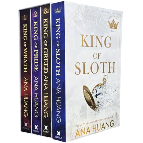 combo Kings of Sin Series 4 Books Set By Ana Huang (King of Wrath, King of Pride, King of Greed, King of Sloth)