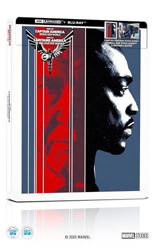 Captain America: Brave New World - 4K UHD/Blu-ray Combo + Limited Steelbook (Bilingual)