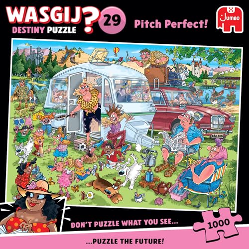 Wasgij Destiny 29, Pitch Perfect - Unique 1000 Piece Jigsaw Puzzle for Adults - Colourful, Puzzling, Challenging & Brainteasing Adult Jigsaws - 100% Recycled Cardboard 1000Pc Puzzles - Jumbo