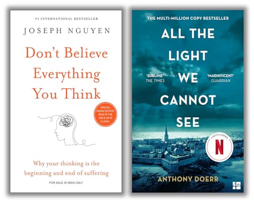 DON'T BELIEVE EVERYTHING YOU THINK + ALL THE LIGHT WE CANNOT SEE Combo Readers Edition Latest