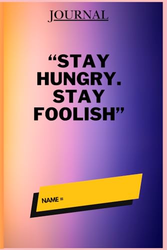"STAY HUNGRY STAY FOOLISH" JOURNAL: “Warning: May Cause Sudden Success To You"