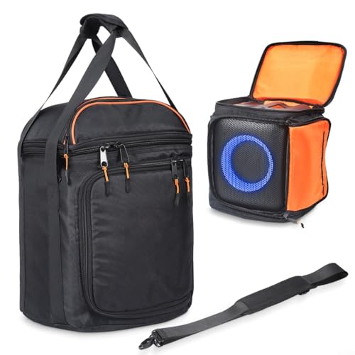 HavenDomicile for JBL PartyBox-Encore2 Storage Bag Professional Carrying Case Waterproof Portable Travel Bag with Polyester Shell and PE Cotton Padding 19.6x14.5x12.5 Inches Black