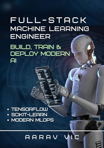 Full-Stack Machine Learning Engineer: From Data to Deployed AI with Scikit-Learn, TensorFlow, and Modern MLOps, project based and beginner friendly book
